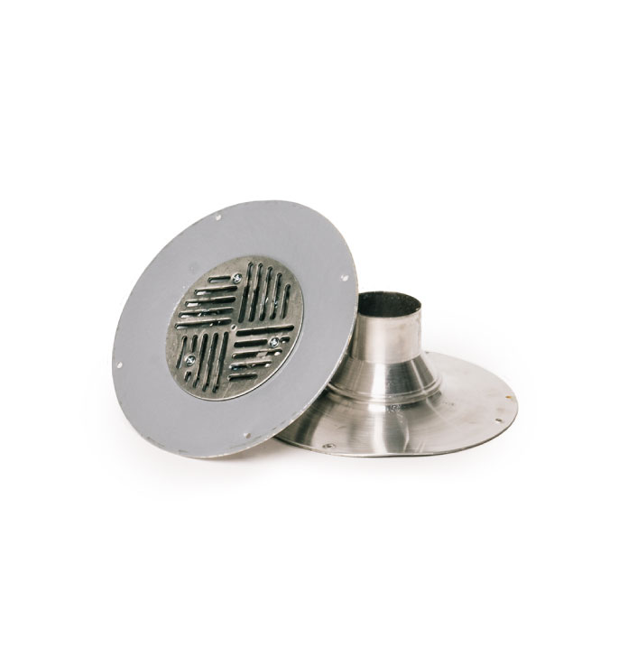 PVC Coated Aluminum Deck Drain